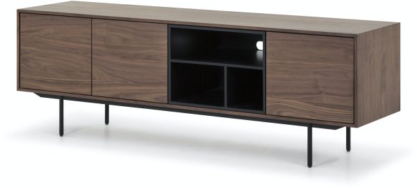 Hasseris, TV-bord, 180 cm by Nielsen Design (H: 60 cm. x B: 45 cm. x L: 180 cm., Valnød)