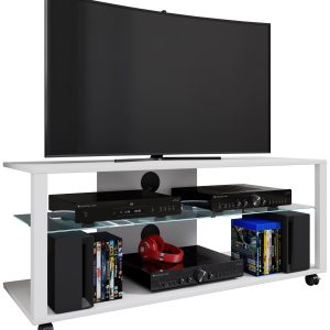 TV-bord, h. 45 x b. 115 x d. 41 cm, hvid