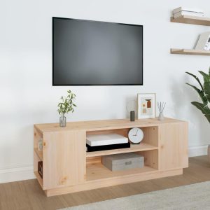 Tv-bord 110x35x40,5 cm massivt fyrretræ