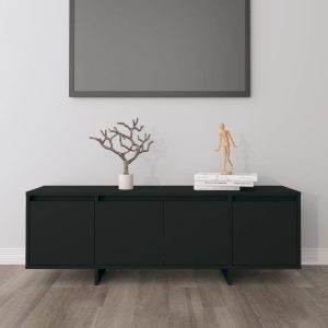 Tv-bord 120x30x40,5 cm spånplade sort